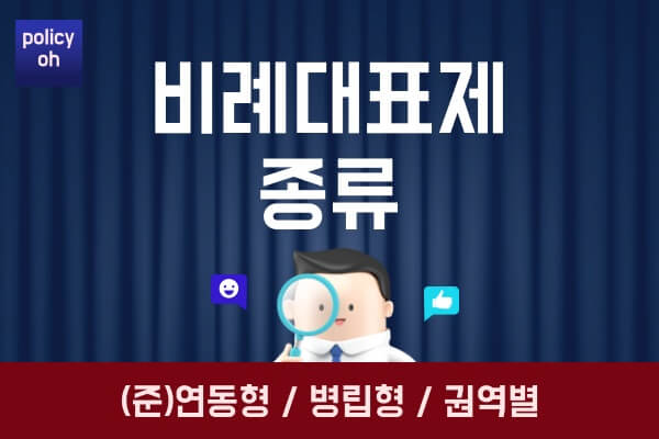 비례대표제-종류연동형-병립형-권역별-비례대표-국회의원-선출-제도-뜻-장단점